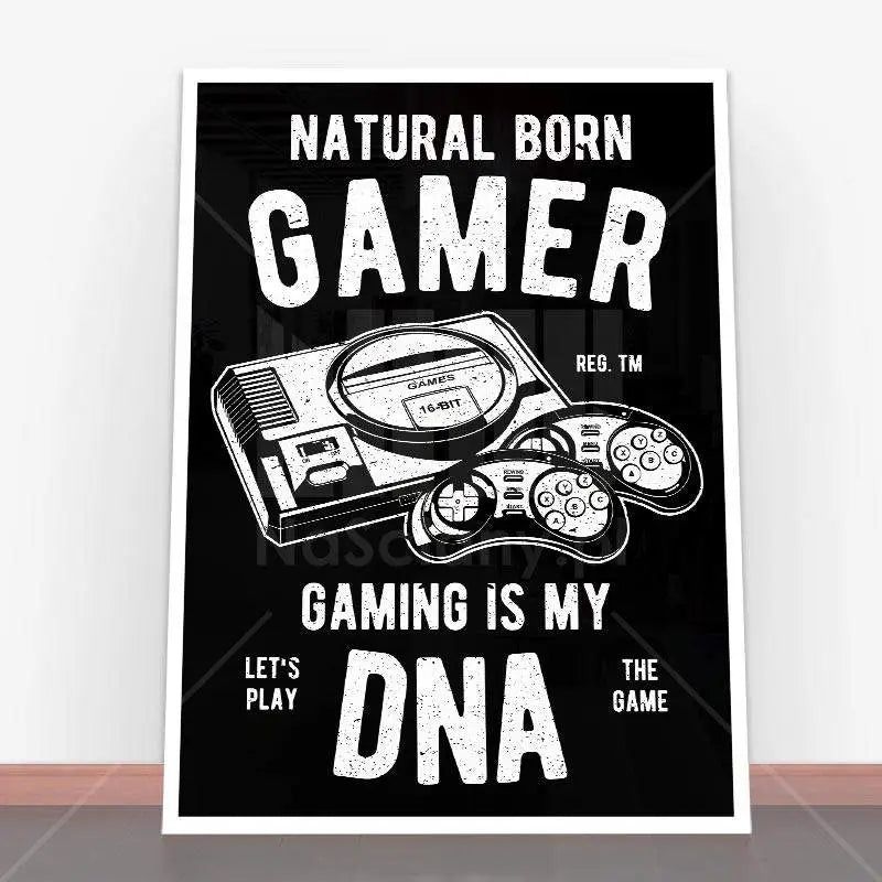 Plakat Natural Born Gamer.