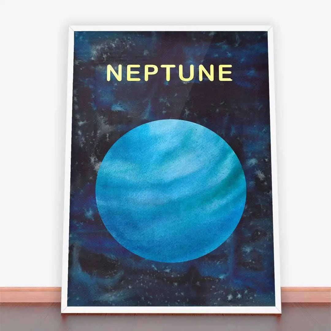 Framed Neptune poster w ramę plakatową idealny do pokojów młodzieżowych