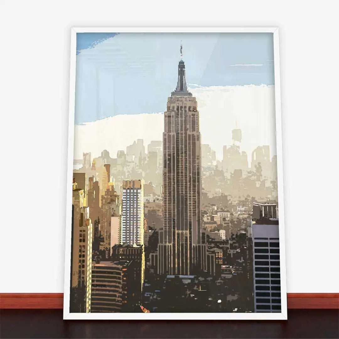 Plakat New York City - Empire State Building.