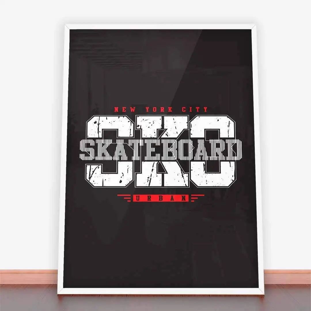 Plakat New York City Skateboard.