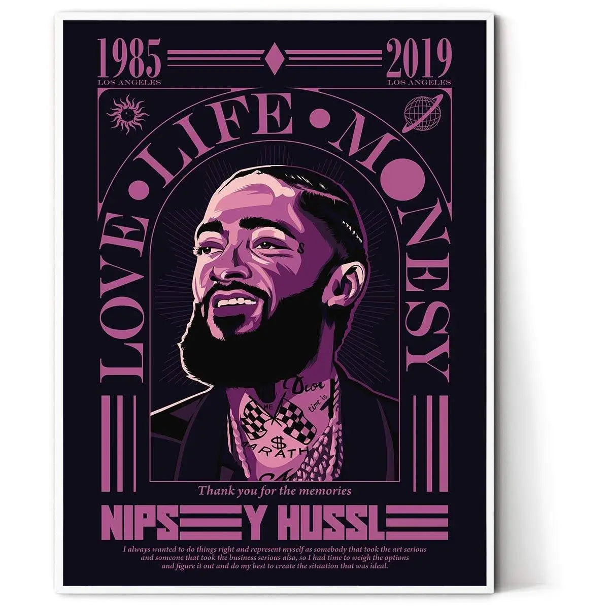 Plakat Nipsey Memories.