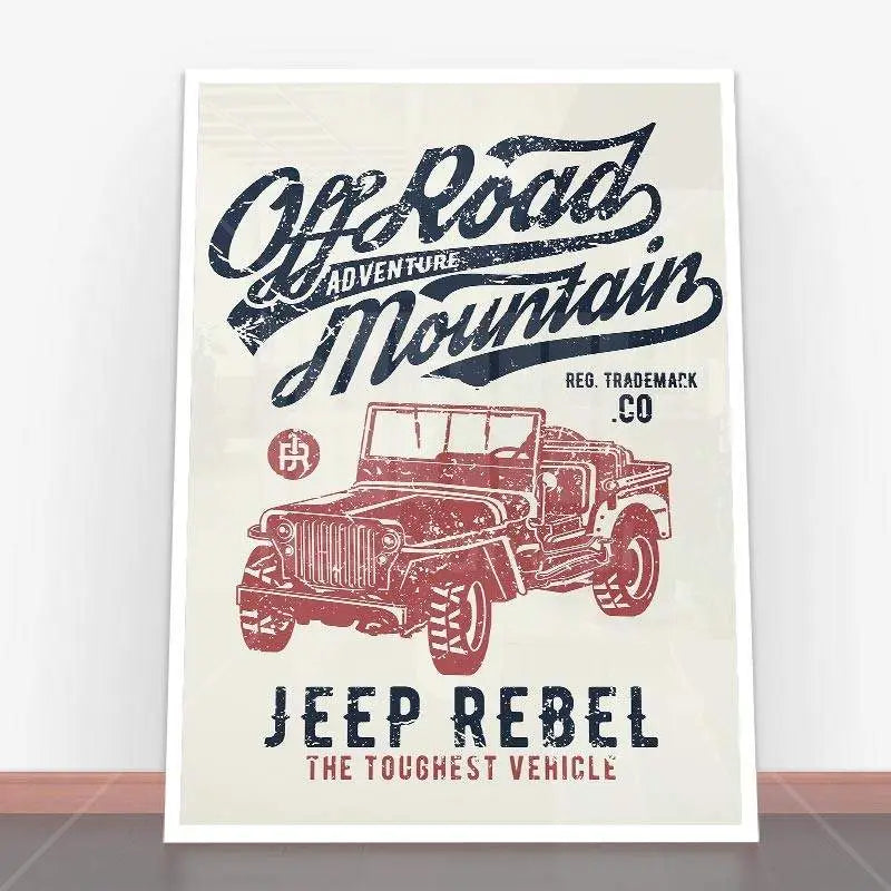 Plakat Off Road Jeep.