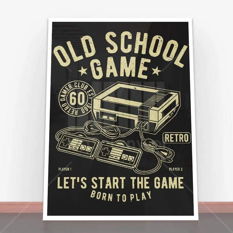 Plakat Old School Game.