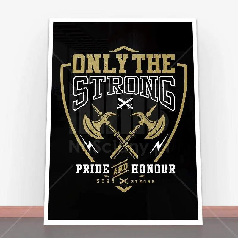 Plakat Only The Strong.