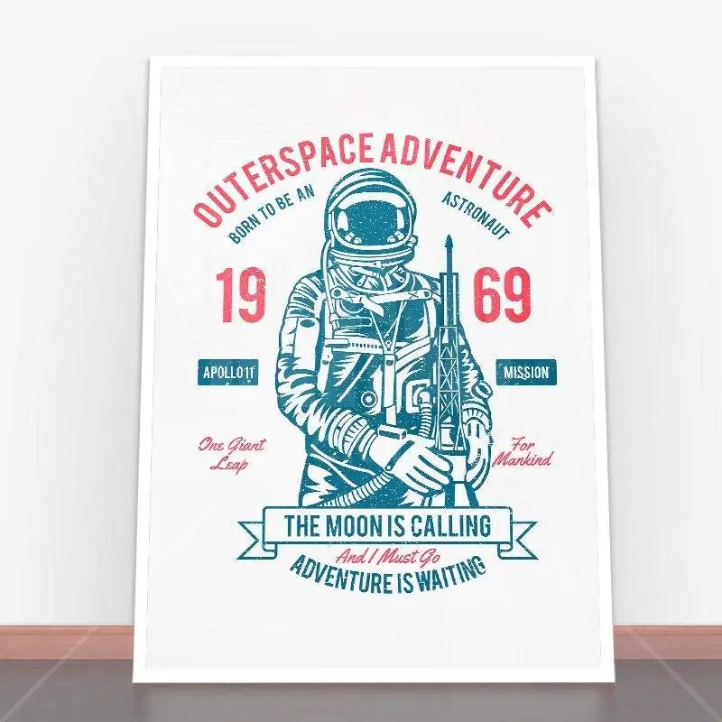 Framed Plakat Outerspace Adventure 69 poster showcasing an outerspace adventure theme