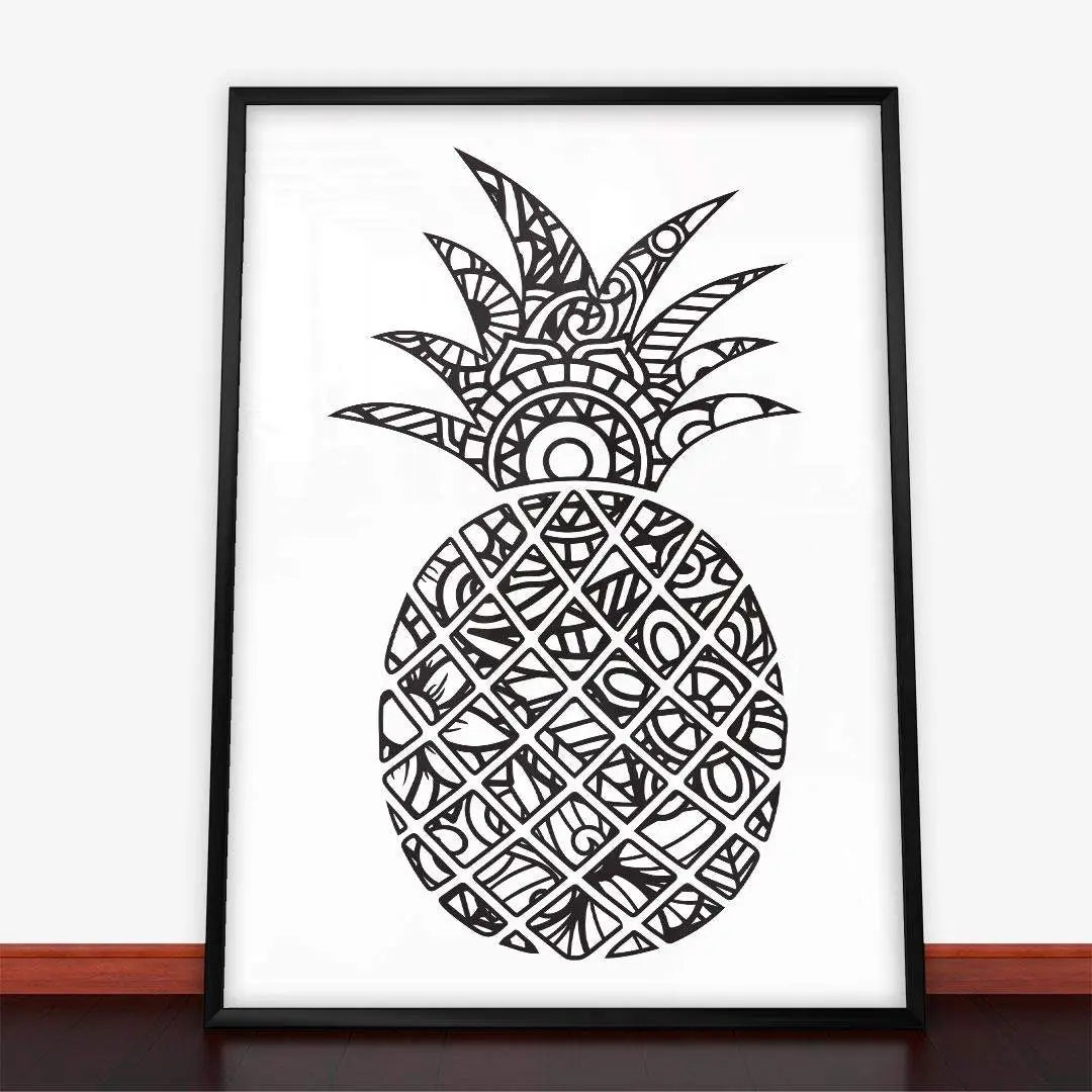 Plakat Pineapple Mandala.