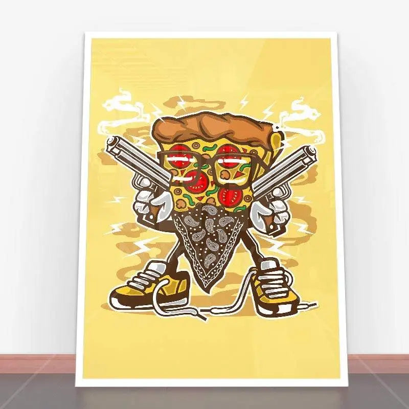 Plakat Pizza Gangster.