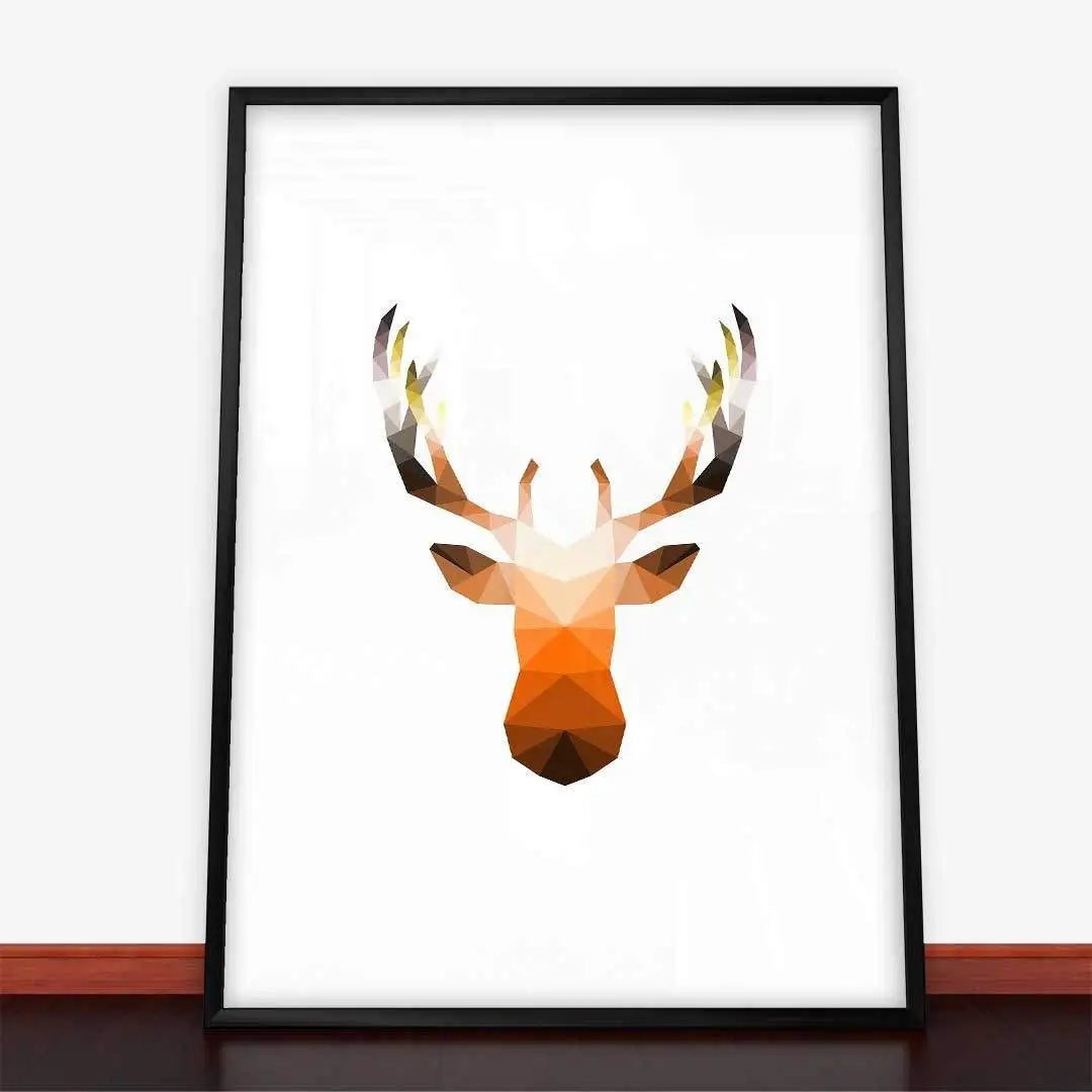 Plakat Polygon Deer.