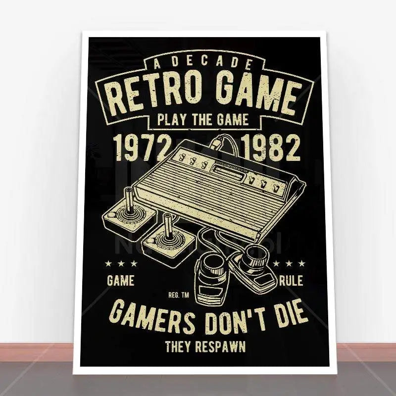 Plakat Retro Game.