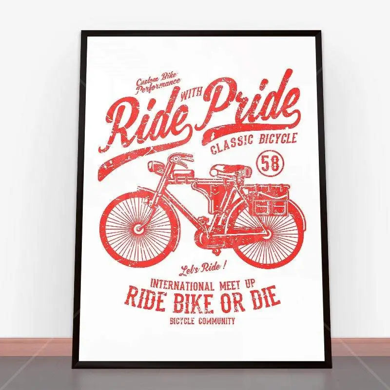 Plakat Ride With Pride.