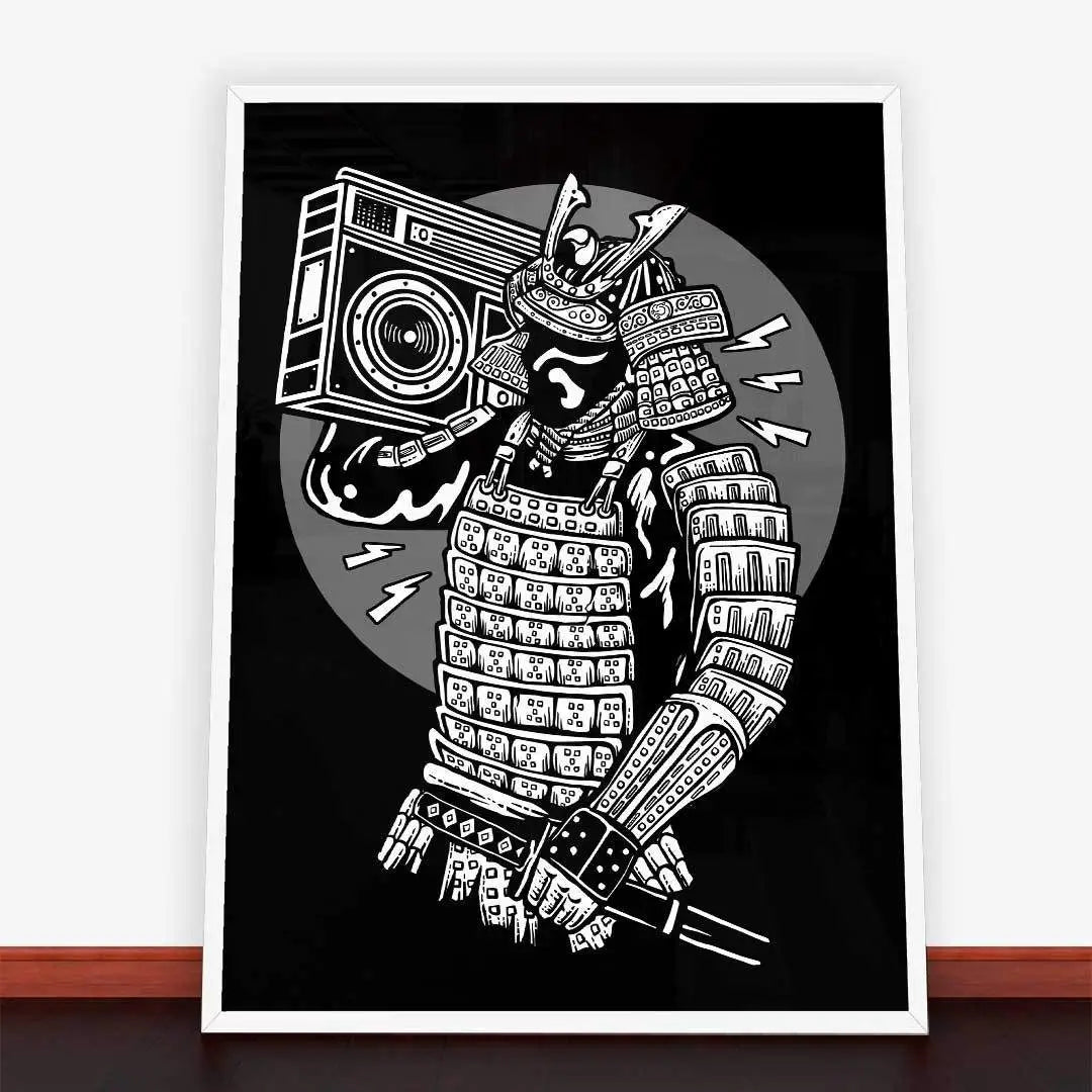 Plakat Samurai Boombox.