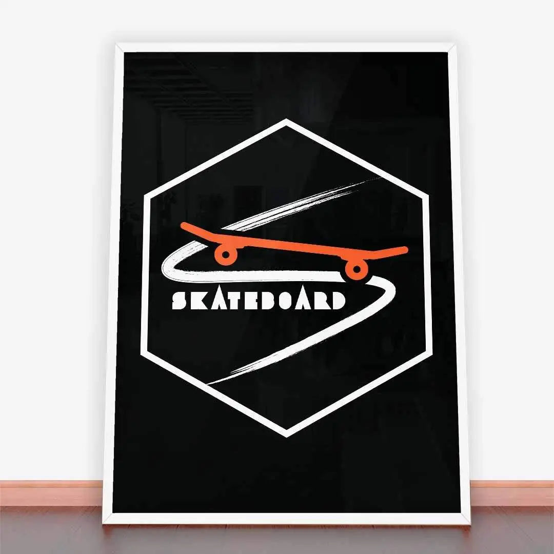 Plakat Skateboard Miejski Sport.