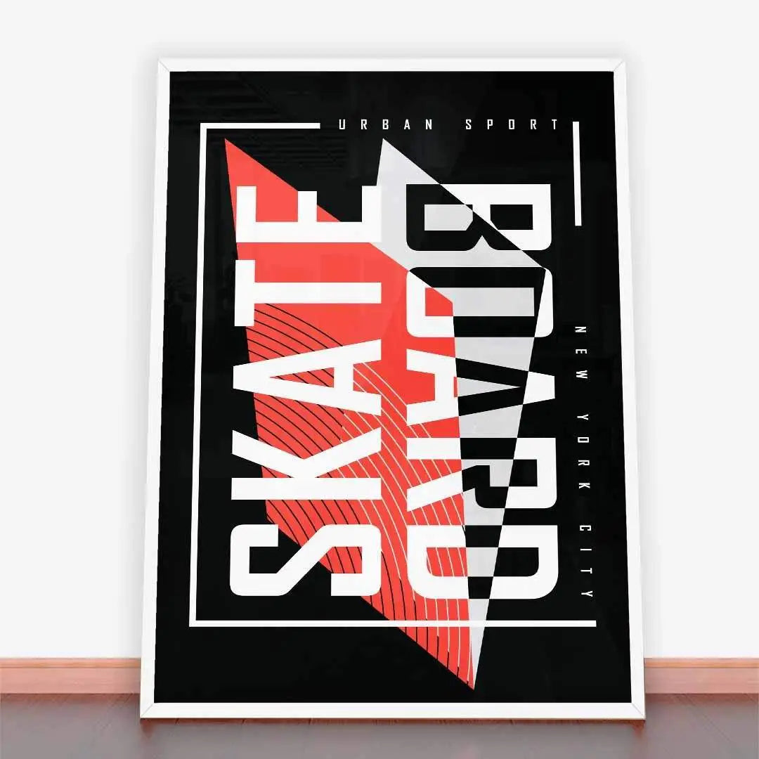 Plakat Skateboard Urban Sport.