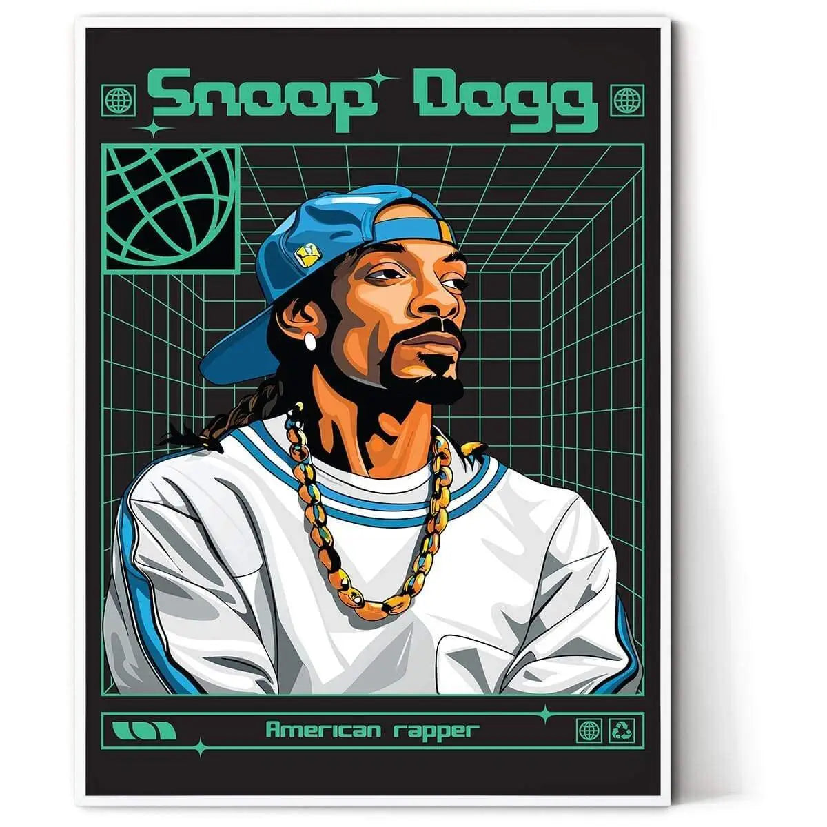 Plakat Snoop Dogg American Rapper.