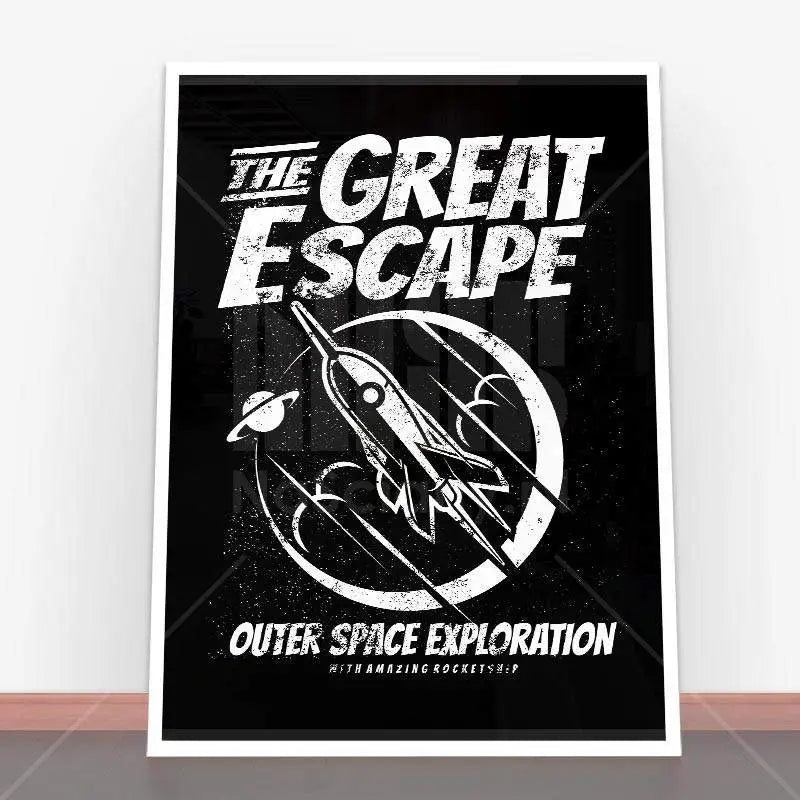 Framed space exploration poster from Plakat The Great w ceramicznej ramie plakatowej