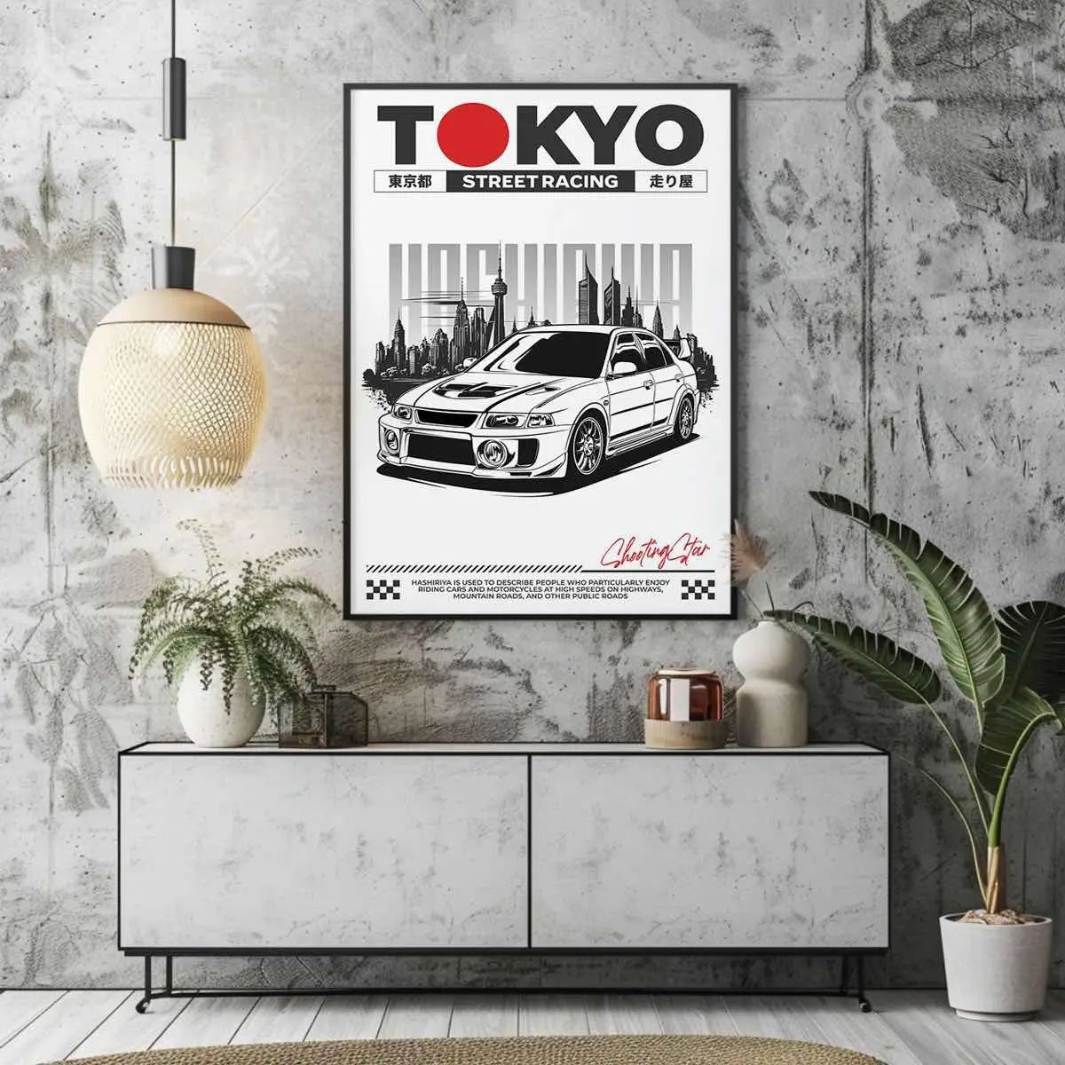 Plakat Tokyo Street Racing - Shooting Star.