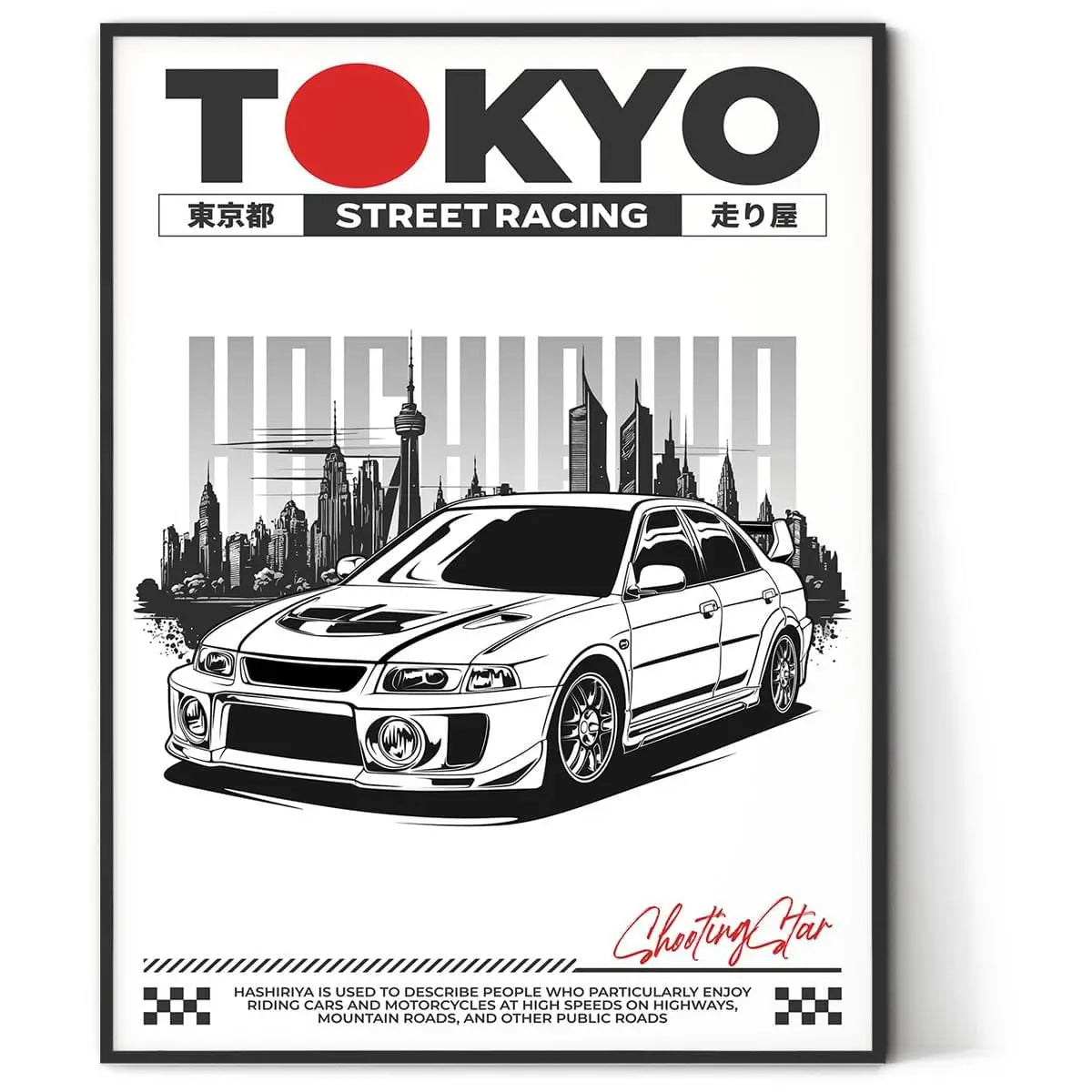 Plakat Tokyo Street Racing - Shooting Star.